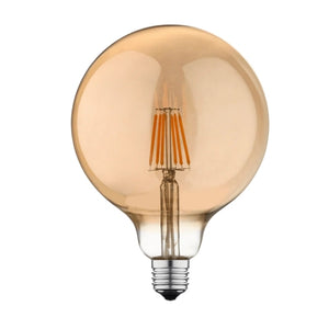 E27 6W G125 LED Filament bulb 3000k