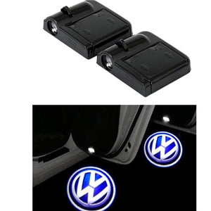 VW Battery Operated Car Door Logo Lights 2 Pack