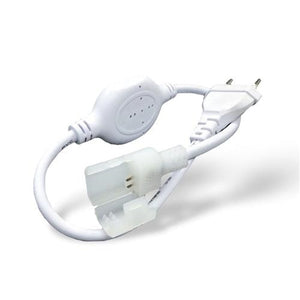 220v 8mm Neon LED Rope Light Power Cable - 04192