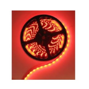 12v 10mm 5050 30 Led AC Strip Light Ip20 5m Roll Red Bing Light