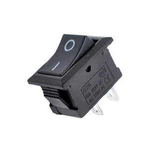 250v 6a Rocker Switch Black 2 Pin