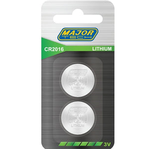 3v Lithium Coin Cell Battery 2 Pack CR2016