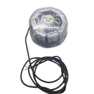 12-24v Led Magnetic Round Roof Mount Flashing Blue
