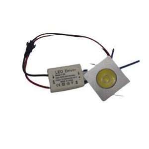 220v 1w Led Square Star Light With Driver 6000k Bing Light