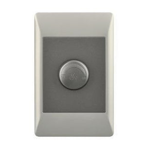 2x4 Fan Speed Rotary Control Champagne & Charcoal - ESW091 DUO