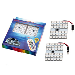 Auto Remote Controlled Colorful 36 LED Lamp
