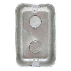 4x2 Recessed Galvanized Steel Wall Box