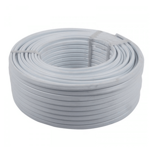 2.5mm Twin Flat With Earth Surfix Cable Premium White 100m Roll
