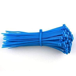 100 Piece Blue Cable Ties 2.5x104mm ET36