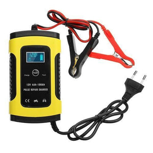 12V 10A Intelligent Pulse Battery Charger with LCD Display AOITS IT-1011