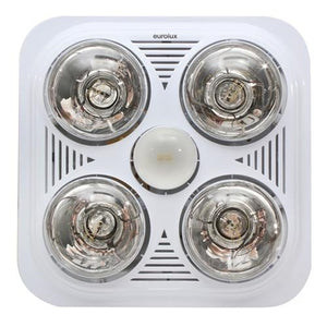 Bathroom Square 3 in 1 Ceiling Heater White C86W