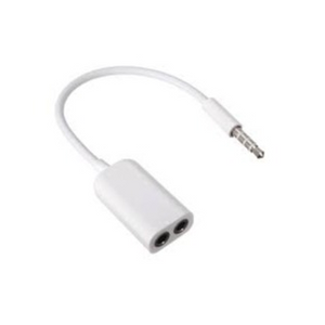 Aux Male to 2 x Female Aux Adaptor