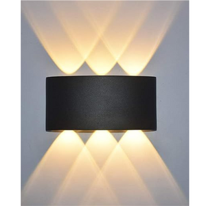 LED Up and Down Wall Light Black 3000k DRWL0013