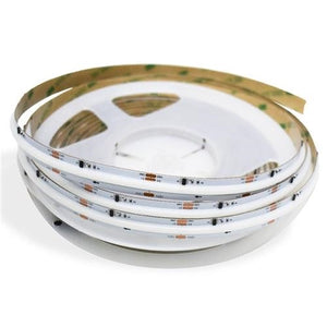 12v 10mm 576 LED RGB COB  Strip Light IP20 5m Roll - FS
