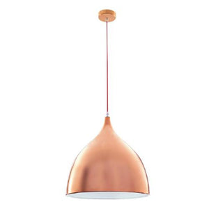 Polished Copper Pendant PEN721 Copper