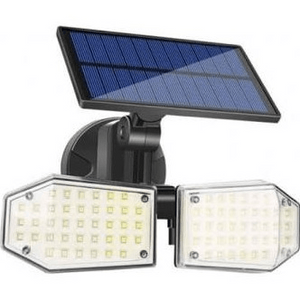12W Adjustable Dual Head Solar Wall Light