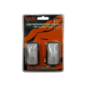 12-24v Led Caution Light White (Pair)
