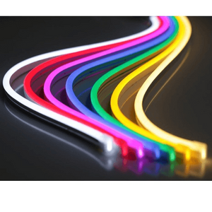 12v 6mm Neoflex 6 LED Neon Rope Light Cyan 1m Bing Light