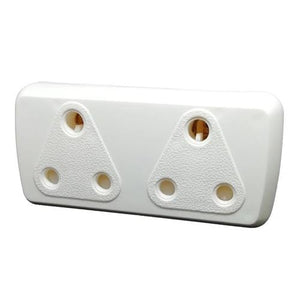 Multi Adapter 2x16A White R-19