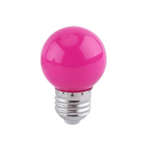 E27 3w Led Golf Ball Bulb Pink