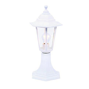 E27 60w Outdoor Pillar Lantern White L204 Bright Star