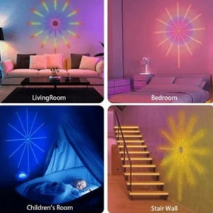 Firework LED Digital Color Lamp