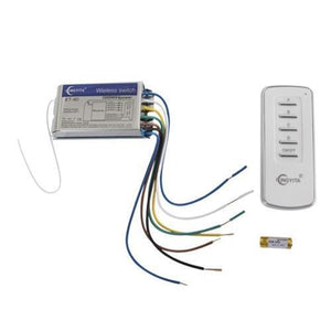 4 Way Remote and Receiver for Ceiling Fittings PART 502 - Bright Star