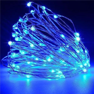 230v 5.1w Led Fairy Lights 8m Linkable Blue HJ-100B
