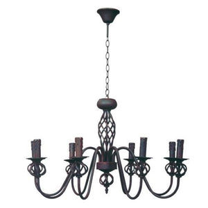 Wrought Iron Chandelier -  Bright Star CH065/8