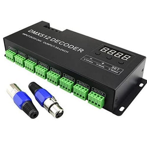 5-24V RGB DMX512 Decoder 24x3A Channels
