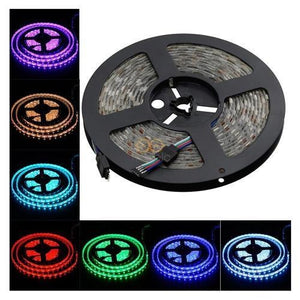 12v 10mm 5050 60 LED Nova Wave Strip Light IP65 5m Roll RGB Bing Light