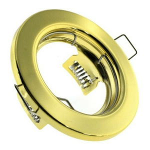 GU10 downlight fixed fitting (Brass)
