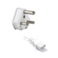 250v 10a Kettle Cord 1m White