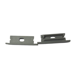 Set of 2 End Caps For Wide Recessed Channel 3010A-2