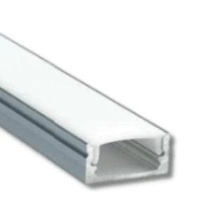 1M Surface Mounted Aluminium Channel for LED Strip Lights Bing Light 15.5x6.7mm - 610