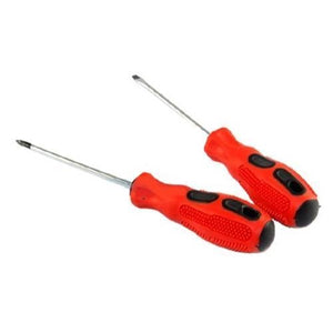2 Piece Rubbergrip Screwdriver Set