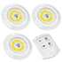 Led COB Light With Remote Control 3 Pack