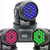 18-LED Mini Moving Head Light DMX512 Stage Light, DJ Party Lights
