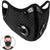 Washable N95 Dual Valve Sports Mask-Black