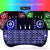 Mini Mouse 2.4GHz wireless Keyboard with red, green & blue backlight