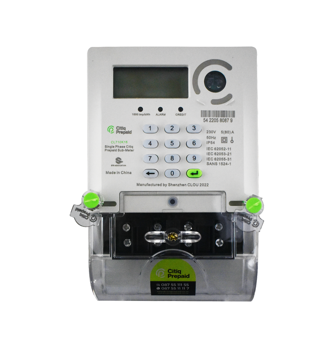 Single Phase Electricity Prepaid Meter CL710K16 – Electro Gadgets ...