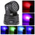 18-LED Mini Moving Head Light DMX512 Stage Light, DJ Party Lights