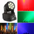 7-LED Mini Moving Head Light DMX512 Stage Light, DJ Party Lights